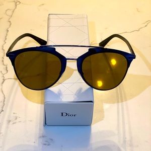 Blue Dior sunglasses